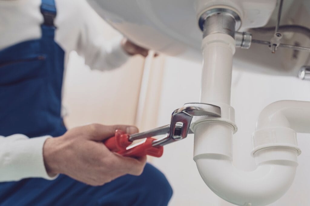 Under sink drain pipe repair service in Atlanta, Georgia
